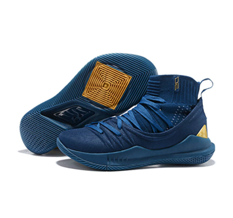 Curry 5 Shoes blue